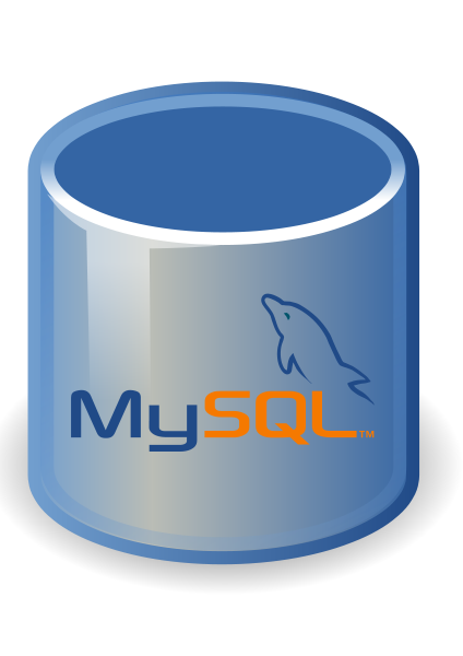 Banner com logo do MySQL